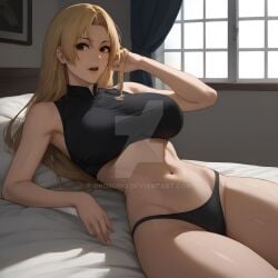 1girls ai_generated ass blonde_female blonde_hair blonde_hair_female brown_eyes butt curvaceous curvaceous_body curves curvy curvy_body curvy_female curvy_figure deviantart exposed_ass exposed_butt female female_only hourglass_figure jujutsu_kaisen light-skinned_female light_skin okosumo solo solo_female voluptuous voluptuous_female watermark yuki_tsukumo