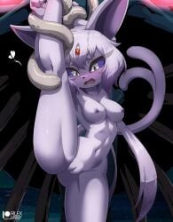 eeveelution espeon pink_fur pink_hair pokemon pokemon_(species) rilex_lenov tamaki_(rilex_lenov) tentacle tentacruel