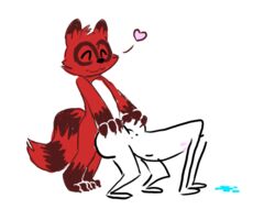 8chan anal anal_sex anthro ass duo fox fur furry headless mammal nate_(8chan) raccoon sex tagme unfinished