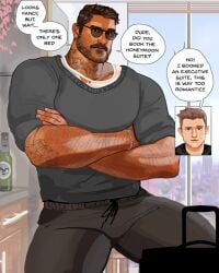 bara beard clothing comic daddy english_text gay hudsona male male/male male_only manly mature_male moustache muscular_male text