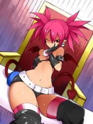 breasts disgaea disgaea_1 etna female female_focus nac000 nippon_ichi_software skimpy_clothes small_breasts thick_thighs thighs