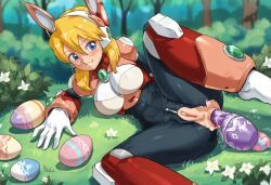 ai_generated alia capcom egg egg_laying eggs female mega_man_x