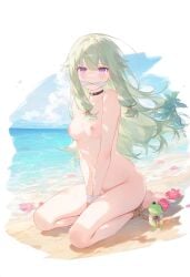 1girls ai_generated areola areolae ass beach belly belly_button blush blush breasts breasts breasts breasts_out completely_naked completely_naked_female completely_nude completely_nude_female exhibitionism female female_focus female_only gag green_hair high_resolution highres kusanagi_nene looking_at_viewer naked navel nipples pov project_sekai public public_exposure public_humiliation public_indecency public_nudity purple_eyes pussy restrained small_breasts solo solo_female solo_focus thighs tied tied_hands tied_up tits_out tummy