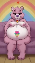 bear bear_fetich bear_girl belly belly_chubby belly_expansion belly_fat belly_fetish belly_inflation belly_stuffing bigbelly care_bear care_bears chubby fat furry furry_bear furry_fat furry_female furry_fetish furry_weight_gain stuffing weight_gain