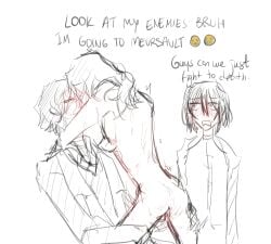 bungo_stray_dogs chuuya_nakahara cum_in_pussy cuntboy dazai_osamu