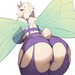 ai_generated big_butt cosplay digimon female goat_mom kazemon r.ai.ven toriel