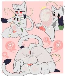 absurd_res antennae_(anatomy) anthro anthro_on_anthro anthro_penetrated anthro_penetrating anthro_penetrating_anthro anus arm_tuft ass balls black_scarf blush blush_lines bodily_fluids body_blush butt_blush butt_tuft cervical_penetration crotch_tuft cum cum_in_uterus cum_inside defunctumbra dipstick_tail duo elbow_tuft eyebrows felid feline female female_penetrated from_front_position genital_fluids genitals grey_balls grey_body grey_eyebrows head_markings heart_antennae heart_eyes heart_symbol hi_res impregnation kneeling leg_tuft male male/female male_penetrating male_penetrating_female mammal markings mating_press motion_lines multiple_scenes open_mouth ovum penetration penile penile_penetration penis penis_in_vagina pink_anus red_eyes red_penis scarf sex shoulder_tuft size_difference species_request sperm_cell stomach_bulge tail tail_markings tail_tuft translucent tuft umbra_(defunctumbra) uterus vaginal_penetration white_scarf
