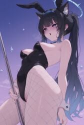 1girls ahe_gao ai_generated anime black_hair blue blue_eyes blue_hair bunny_girl bunnysuit catgirl exotic_dancer hot icecat kromia krominya neko nekomimi nightclub penetration pole pole_dancer pole_dancing riding_penis sex strip_club stripper stripper_pole stripping striptease tail vrchat vtuber