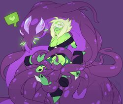 female futanari gem_(species) intersex limb_enhancers monster peridot_(steven_universe) steven_universe tagme tentacle