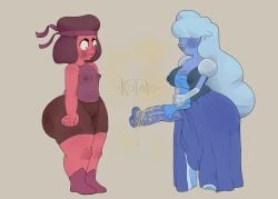 alternate_version_available artist_request big_ass big_breasts big_penis blue_body blush breasts_size_difference bubble_butt canon_couple cartoon_network cleavage erect_nipples erect_nipples_under_clothes fat_ass fat_cock futa_on_female futanari hair_covering_eyes huge_cock kotaro large_penis lips long_penis looking_at_partner looking_at_partner's_penis looking_at_penis nipple_bulge nipples_visible_through_clothing penis_awe red_body round_ass ruby_(steven_universe) sapphire_(steven_universe) small_breasts smegma smegma_in_foreskin smegma_on_penis smelly smelly_cock steven_universe thick_thighs thighs veiny_penis