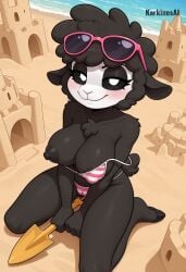 1girls 2026 2026s 2d absurd_res absurdres ai ai-created ai_art ai_assisted ai_generated anthro anthro_female anthro_only anthrofied areola areolae artist_name baba_chops baba_chops_(poppy_playtime) beach belly_button big_breasts bikini bikini_bottom bikini_top black_body black_ears black_eyes black_fur black_hair black_inner_ear black_sclera black_sheep black_tail black_wool blush blush_lines blushing_at_viewer blushing_female bovid bovid_humanoid bovine bovine_ears bovine_girl bovine_humanoid bovine_tail breasts breasts_out camel_toe cameltoe caprine caprine_ears caprine_humanoid castles clothing cotton_tail critters_(poppy_playtime) critters_(poppy_playtime)1female curly_hair day daytime detailed_background digital_media_(artwork) erect_nipples eyebrows eyebrows_visible_through_hair eyelashes eyewear eyewear_on_head female female_anthro female_focus female_only fingers fur furry furry_female furry_only gigantic_breasts glasses glasses_on_head hair hi_res high_quality high_resolution highres holding holding_object holding_shovel holding_toy holding_toy_shovel huge_breasts hyper_breasts illustrious_(stable_diffusion) karkinosai large_breasts mammal mascot_horror mob_entertainment mob_games navel nightmare_critters nipples no_humans one_breast_out pink_bikini pink_bikini_bottom pink_bikini_top pink_clothing pink_eyewear pink_glasses pink_stripes pink_sunglasses pink_swimsuit pink_swimwear pony_diffusion_(model) pony_diffusion_xl poppy_playtime poppy_playtime_(chapter_4) poppy_playtime_(chapter_5) pupils sand sand_castle sand_castles sand_shovel seducing seductive seductive_body seductive_eyes seductive_look seductive_mouth seductive_pose seductive_smile sheep sheep_ears sheep_girl sheep_humanoid sheep_tail sheepgirl sheeps short_hair shovel shovel_sand sitting sitting_on_sand sky smile smiling smiling_at_viewer smiling_critters solo solo_female solo_focus stable_diffusion striped_bikini striped_swimsuit striped_swimwear sunglasses sunglasses_on_head swimsuit swimwear tail thick_breasts thick_thighs thighs toy toy_shovel two-piece_swimsuit video_games water white_eyes white_face white_pupils wide_hips wool wool_(fur) wool_hair