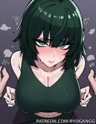 1female 1girls 2d 2d_(artwork) ai_generated big_ass big_breasts esper_sisters female fubuki_(one-punch_man) green_eyes green_hair gym gym_clothes gym_clothing gym_shorts high_resolution highres hourglass_figure hourglass_figured_female huge_ass large_ass large_breasts light-skinned_female light_skin one-punch_man one_punch_man patreon patreon_username ryogangg short_hair tall_female thick_ass thick_thighs unsure voluptuous voluptuous_female