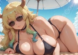 lucoa from miss kobayashi's dragon maid by saberai