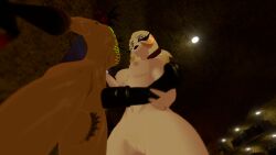 against_wall alastor_(hazbin_hotel) apotheosisnsfw breasts chest_scar deer deer_antlers deer_ears equine_penis eye_contact female forced_smile glowing_eyes glowing_scar glowing_teeth handjob hazbin_hotel holding_penis horse_penis horsecock imapotheosis intimidated intimidation lilith_morningstar_(hazbin_hotel) male male/female pinned_to_wall red_eyes scar scarred_body shocked smiling straight surprised underview view_from_below vrchat vrchat_avatar vrchat_media vrchat_model