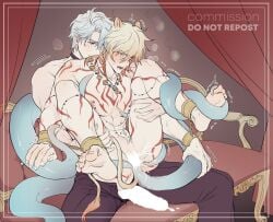 2boys cuntboy gay honkai:_star_rail male male_only mydei_(honkai:_star_rail) phaidei_(honkai:_star_rail) phainon_(honkai:_star_rail) tentacle vaginal_sex yaoi