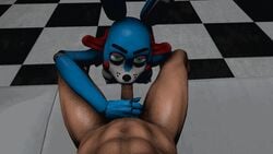 animatronic anthro bonnie_(disembowell) five_nights_at_freddy's machine male_pov mammal oral pov pov_eye_contact rabbit straight toy_bonnie_(fnaf)