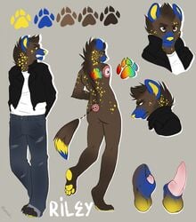 inazuma_okami male mature model_sheet momochi original rainbow riley_'yeena yaoi