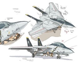 aeromorph aircraft airplane all_fours dialogue doggy_style english_text f-14 f-14_tomcat female from_behind heart human jet kissing living_aircraft living_machine lying male mammal mechanical missionary_position nude on_back penetration ratbat sex size_difference straight swept_wing tentacle text tongue tongue_out