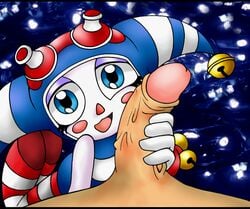 blue_eyes handjob mascot mery nowhereman pepsi tagme unseen_male_face wiwichus