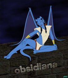 disney fab3716 female gargoyles obsidiana solo