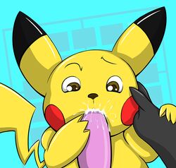 capcom_(artist) cum male mammal nintendo penis pikachu pokemon rodent video_games