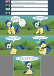 ask big_crotchboobs blush comic crotchboobs dead_source female flashequestria huge_crotchboobs impossibly_large_crotchboobs jiggle mare milky_way_(mlp) my_little_pony nipples nude oc oc_only pony show_accurate slosh solo solo_female squatting tumblr