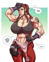 1girls activision ass athletic athletic_female big_ass big_breasts blizzard_entertainment breasts brigitte brigitte_lindholm busty curvaceous curvy curvy_figure digital_media_(artwork) female female_focus fit fit_female fontez hips hourglass_figure huge_breasts human large_breasts legs light-skinned_female light_skin mature mature_female overwatch overwatch_2 thick thick_legs thick_thighs thighs top_heavy voluptuous waist wide_hips