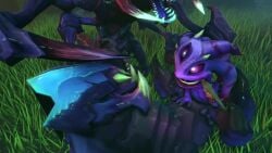 3d animated cho'gath female fizz_(lol) ictonica league_of_legends male no_sound rek'sai retard tagme threesome vaginal_penetration video video_games