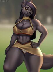 anthro_only aozee canine cheerleader tagme