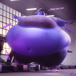 big_breasts blueberry_inflation breasts female furry huge_breasts inflation pressure_purse tagme thick_thighs wide_hips