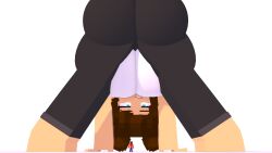 ass big_ass big_breasts breasts cubanapple female giantess julia_(cubanapple) minecraft paperboi split tiny_person
