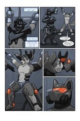 anthro armor chastity chastity_belt chastity_device comic droneification dronification endium fur furry goo male male_chastity male_only rubber slave slime suit symbiote