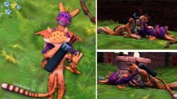 3d 3d_(artwork) arched_back best_friends birds_eye_view blowjob blowjob_face blowjob_only closed_eyes commissioner_upload face_in_crotch flowers gay goatee grass hair_tuft head_between_legs head_between_thighs head_in_crotch hunter_(spyro) implied_blowjob implied_fellatio implied_oral lewdview looking_pleasured lying lying_on_back m/m male male_only nude obscured_fellatio obscured_oral obscured_penis obscured_sex orgasm orgasm_face orgasm_from_oral penis source_filmmaker spyro spyro_reignited_trilogy spyro_the_dragon sucked_silly sucking