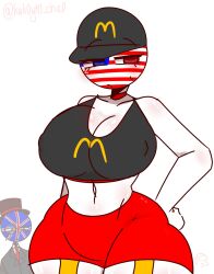 1boy 1girls among_us among_us_reference countryhumans countryhumans_girl erect_nipples_under_clothes kak0yt0_chel mcdonald's tagme united_kingdom_(countryhumans) united_states_of_america_(countryhumans)