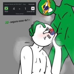 boy brazil_(countryhumans) countryhumans drinking_urine gay_male good_boy korea south_korea_(countryhumans)