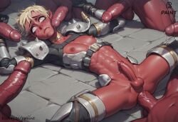 ai_generated anal anal_insertion anal_sex boosty boosty_username elf_ears femboy femboy_on_male forced_yaoi gay gay_anal gay_orgy gay_sex orgy precum rape raped raped_by_monster red_skin rpaint trap yaoi