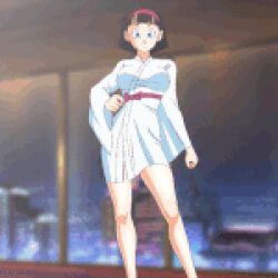 animated dragon_ball_z gif tagme videl videl_(dragon_ball_super)