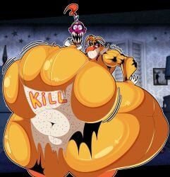 1girls big_ass big_breasts big_thighs chica_(fnaf) chicken chicken_girl chubby chubby_belly chubby_female chubby_girl chubby_woman clawed_fingers claws curvaceous curvaceous_ass curvaceous_body curvaceous_female curvaceous_figure curvaceous_hips curvaceous_thighs curves curvy curvy_body curvy_female curvy_figure curvy_hips dumptruck_ass dumptruck_booty dumptruck_butt fat fat_ass fat_female female female_focus female_only five_nights_at_freddy's five_nights_at_freddy's_4 fnaf fnaf4_house fnaf_4 furry furry_ass furry_breasts furry_female furry_only giant_ass giant_breasts giant_thighs gigantic_ass gigantic_breasts gigantic_thighs huge_ass huge_breasts huge_thighs hyper hyper_ass hyper_breasts hyper_thighs large_ass large_breasts large_thighs massive_ass massive_breasts massive_thighs nightmare_chica nightmare_chica_(fnaf) phat_ass sharp_claws sharp_fingernails sharp_teeth solo solo_female solo_focus voctopie voluptuous voluptuous_body voluptuous_female yellow_body yellow_fur yellow_hair yellow_sclera