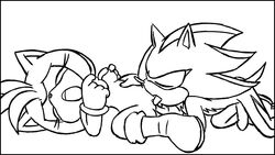 amy_rose anthro breasts closed_eyes cunnilingus epilepticgerbil erection female hedgehog licking male mammal monochrome naked nipple_pinch nipples nude open_mouth oral penis plain_background pussy sex shadow_the_hedgehog sketch sonic_(series) spread_legs spreading straight tongue tongue_out vaginal_penetration white_background