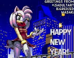 accessory amy_rose animated anthro beverage blinking bodily_fluids breasts city clothed clothing container cup digital_media_(artwork) dress drinking_glass dripping english_text eulipotyphlan excessive_genital_fluids excessive_vaginal_fluids female fence fireworks game_footage genital_fluids genitals glass glass_container glass_cup gloves green_eyes hair hair_accessory hairband handwear hedgehog holidays hotred huge_filesize in_heat is_(artist) long_playtime longer_than_30_seconds looking_at_viewer mammal new_year night nipple_outline open_mouth open_smile outside panties panties_down partially_clothed pink_hair pixel_(artwork) pixel_animation pixel_art public public_exposure pussy rockthebull smile solo sonic_the_hedgehog_(series) sound sound_warning star sweat text tight_clothing underwear underwear_down vaginal_fluid_drip vaginal_fluids video video_games wet wet_clothing wet_underwear wine_glass