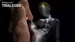 1boy 1girls 3d android android_girl animated athletic_female atomic_heart breasts breasts_out faceless faceless_female female female_focus female_penetrated feminine_body human human/robot human_penetrating jiggling_breasts light-skinned_male longer_than_10_seconds male/female male_penetrating_female moaning moans no_face one_leg_raised one_leg_up penetration pleasured robot robot_girl sex short_video shorter_than_30_seconds sound sound_effects standing standing_sex tagme the_twins_(atomic_heart) trialexide vaginal_penetration vaginal_sex video voice_acted