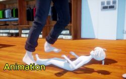 3d animated animation barefoot feet feet_fetish foot_fetish foot_worship giantess grace_ashcroft longer_than_30_seconds mmd resident_evil resident_evil_9:_requiem shorter_than_one_minute sound stomp stomped stomping tagme trample trampled trampling video video_games