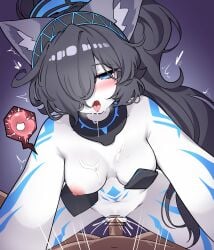 1boy1girl 2026 2d 2d_(artwork) animal_ears black_hair blush breasts cat_ears censor_bar censored censored_penis color colored cowgirl_position cum cum_in_pussy cum_inside cum_on_breasts cum_on_face cumshot cumshot_in_pussy digital_media_(artwork) ejaculation female hair hair_over_one_eye hi_res impregnation inside inside_view kasli_the_bane light-skinned_female light_skin long_hair male male/female marks marks_on_body nipples nyanko_daisensou orgasm point_of_view pov pov_male purple_background rak_rak_yee saliva sex simple_background the_battle_cats tongue tongue_out video_game_character video_games white_body white_skin xray xray_view