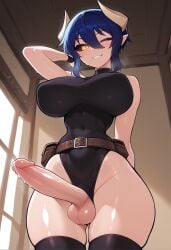 1futa 1futanari ai_generated amona_jeane ass big_ass big_breasts big_butt big_hips big_penis black_eyeshadow black_lip black_lips black_lipstick black_makeup blue_hair breasts cleavage clothed clothing dark_blue_hair dark_summoner_to_dekite_iru demon demon_girl dick dickgirl eyebrows eyelashes futa_only futanari goth goth_futa goth_girl goth_makeup gothic gothic_girl gothified grin grinning grinning_at_viewer hair hands-free horn horns huge_cock indoors lips long_hair looking_at_viewer makeup naked narrow_waist narrowed_eyes nose nude penis seducing seductive seductive_eyes seductive_gaze seductive_look seductive_mouth seductive_pose seductive_smile smile smile_at_viewer smiley_face smooth_balls smooth_penis smooth_skin solo solo_dickgirl solo_focus solo_futa solo_futanari testicles velonix yellow_eyes