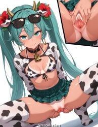 hatsune miku from vocaloid by uniwaifu