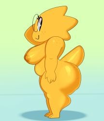 alphys from undertale by somescrub