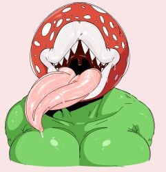 piranha plant from mario (series) by gayplantsex