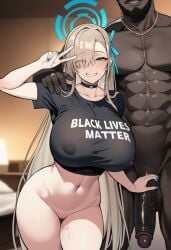 asuna (blue archive) from black lives matter