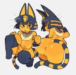 ankha from animal crossing by ruka481
