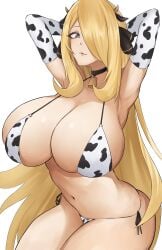 cynthia (pokemon) from game freak by mihiro (mitumitu3232ish)